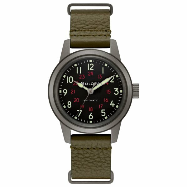 Orologio Bulova Uomo Military in Acciaio 98A255