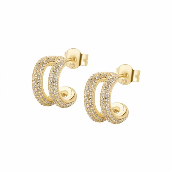 Orecchini Rosato Donna Bianca in Argento RZBI73