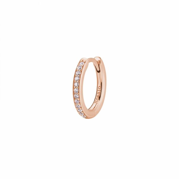 Mono orecchino Rosato Allegra in Argento Zirconia RZAL068