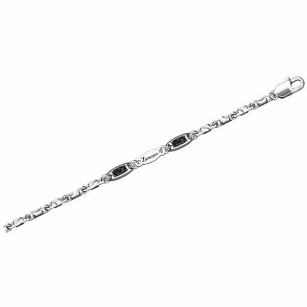 Bracciale Zancan Uomo in Argento Spinello ESB165