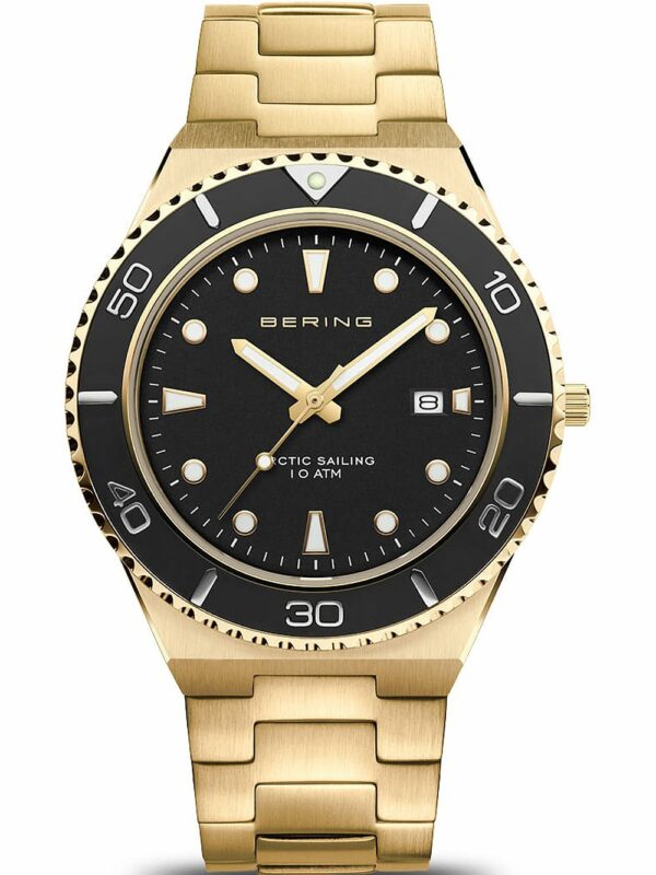 Orologio Bering Uomo Artic Sailing in Acciaio placcato oro giallo 18940-762