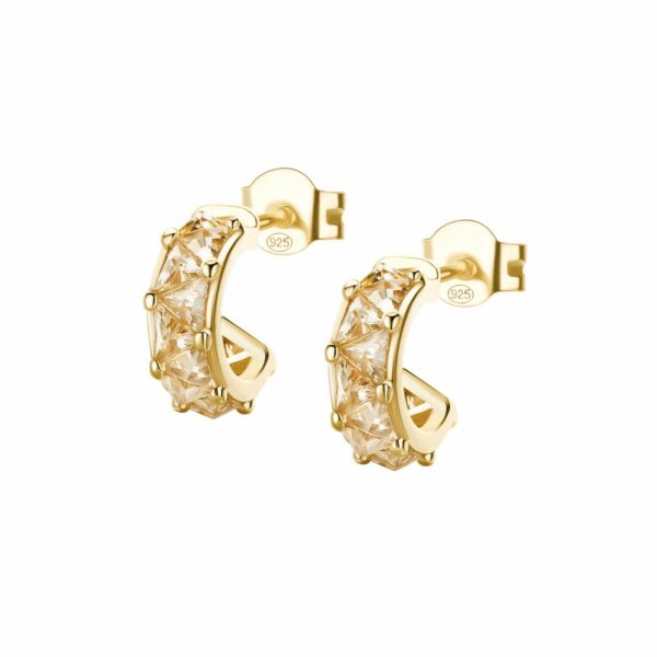 Orecchini Rosato Donna Vittoria in Argento Zirconia RZVT28