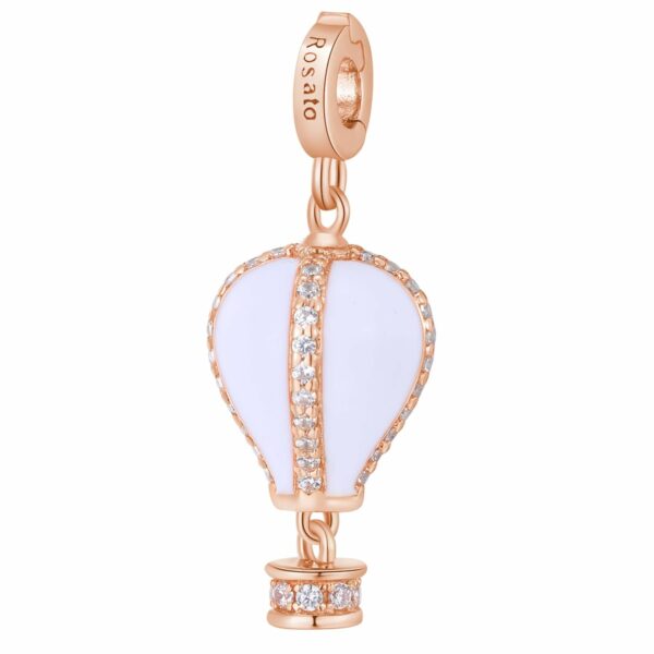 Charm Rosato Donna Storie in Argento Zirconia RZ187