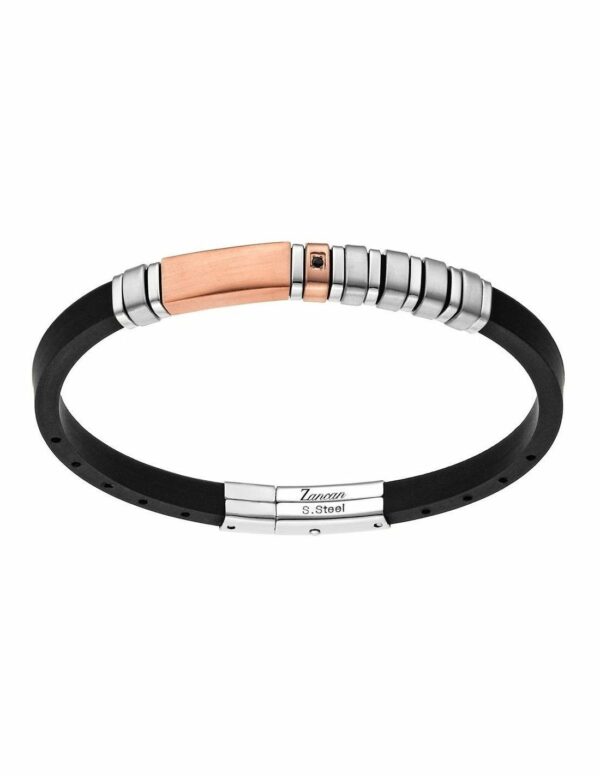 Bracciale Zancan Uomo Hi Teck in Acciaio UHB027 ZANCAN