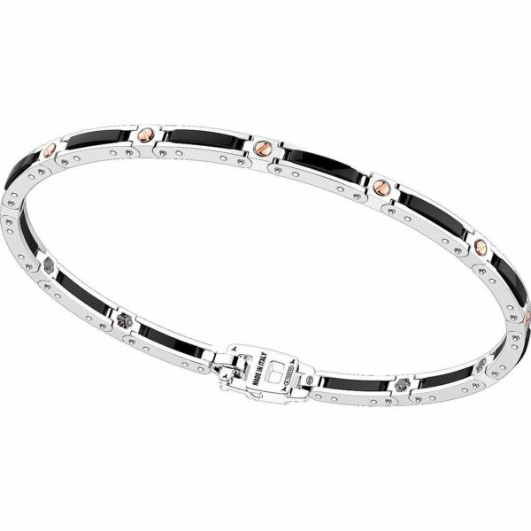 Bracciale Zancan Uomo Ceramik 925 in Argento KXB046R-N