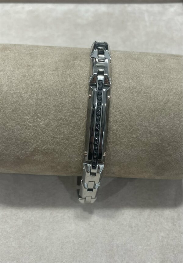 Bracciale Zancan Uomo Hi Teck in Acciaio Spinello EHB322