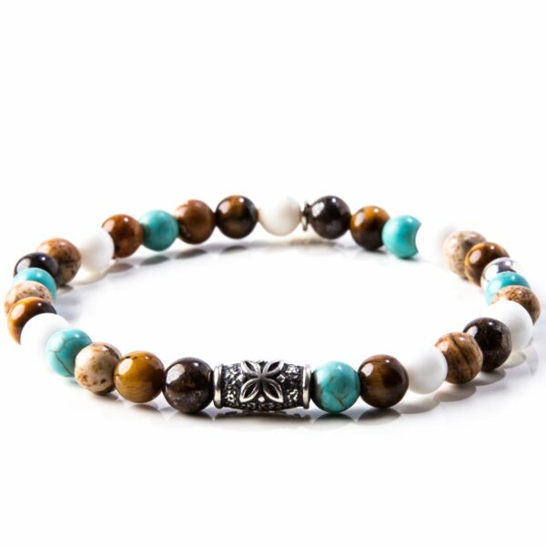 Bracciale Gerba Uomo Stone in Argento 277