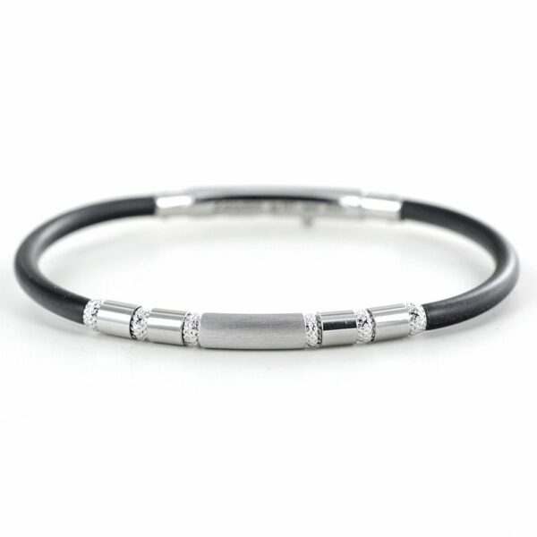 Bracciale Zancan Uomo Robertinox in Caucciù ESB024B-N