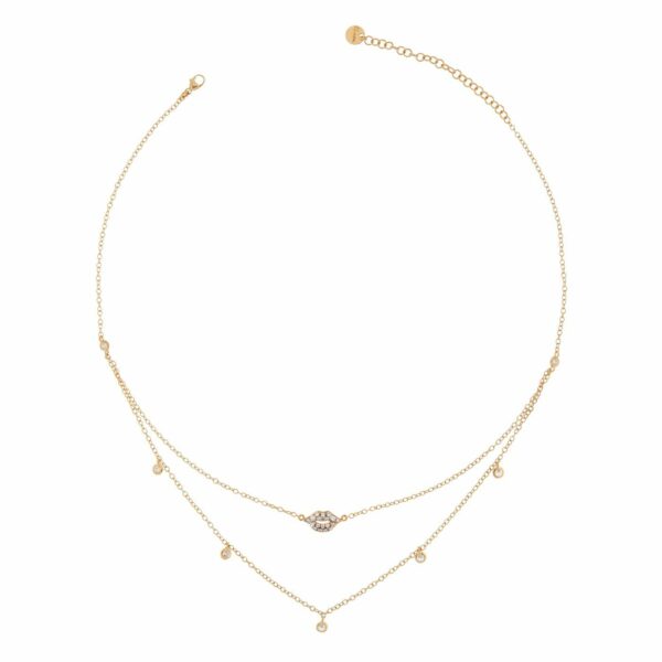 Collana Rue des Mille Donna STARDUST TALES in Argento Zirconia GRZ007DOPBOC