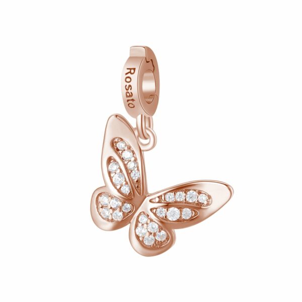 Charm Rosato Donna Storie in Argento Zirconia RZ180