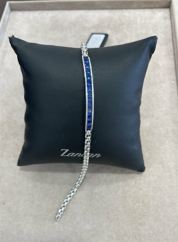Bracciale Zancan Uomo in Argento Spinello ESB308-BL