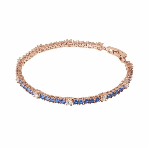Bracciale Bronzallure Donna Tennis in Bronzo Zirconia WSBZ01998.BLU.LG