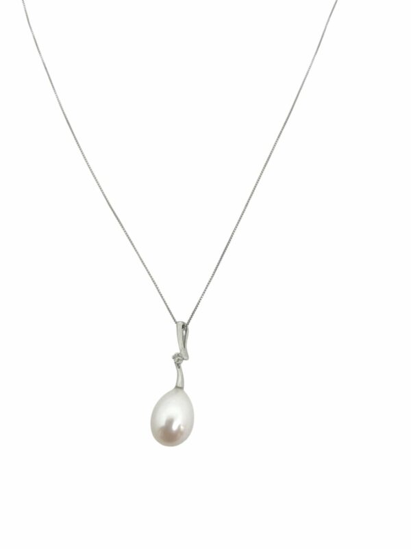 Collana Mikiko Donna in Oro bianco Perla MD0897O4FABI080