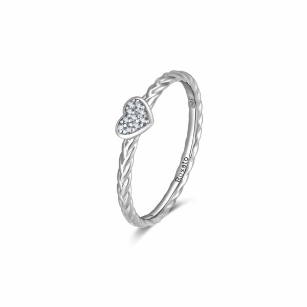 Anello Rosato Donna Allegra in Argento Zirconia RZA017B