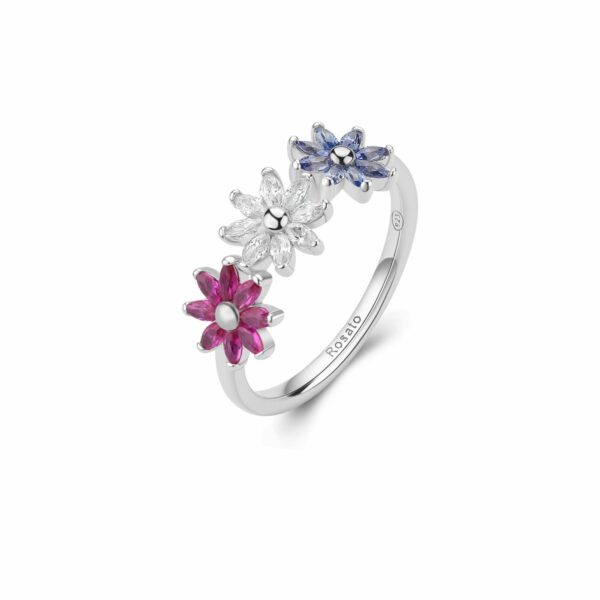 Anello Rosato Donna Gaia in Argento RZGA81B