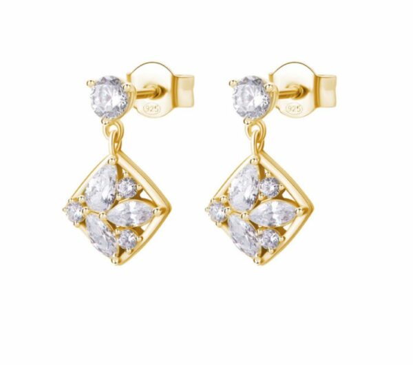 Orecchini Rosato Donna Gemma in Argento RZGE59