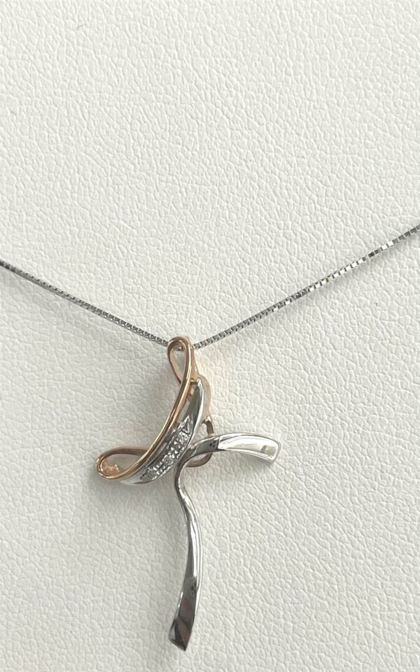 Collana PG Gioielli Donna in Oro bianco Diamante 1090-BIC