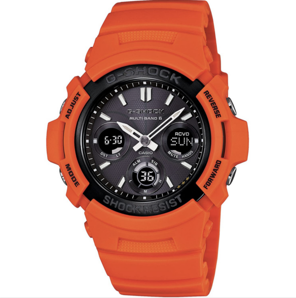 Orologio Casio in Acciaio AWG-M100MR-4AER