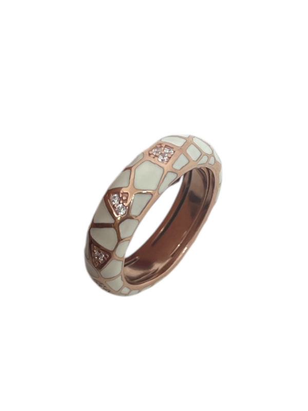 Anello Labrioro Donna in Argento 1091/R BIANCO