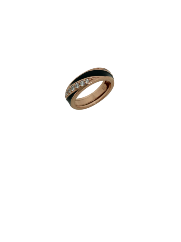 Anello Labrioro Donna in Argento 1113/R NERO