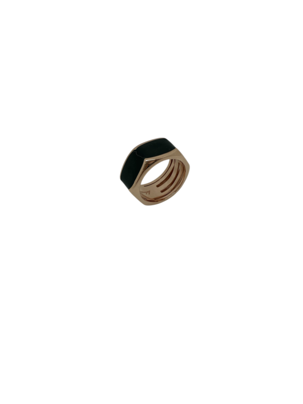Anello Labrioro Donna in Argento 1096/R NERO