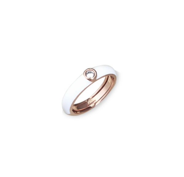 Anello Labrioro Donna in Argento 1117/R BIANCO