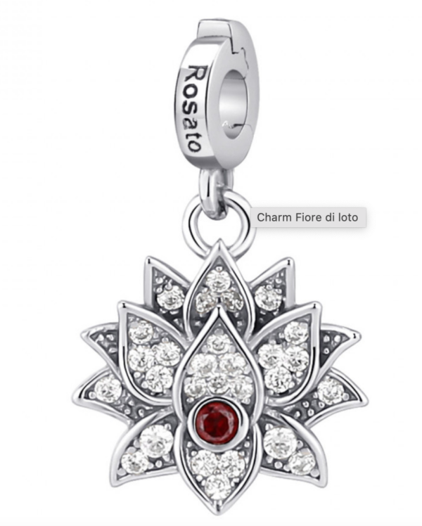 Charm Rosato in Argento RZ015R