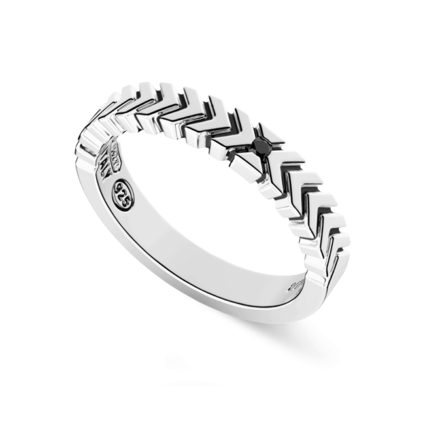 Anello Zancan Uomo in Argento Spinello EXA205