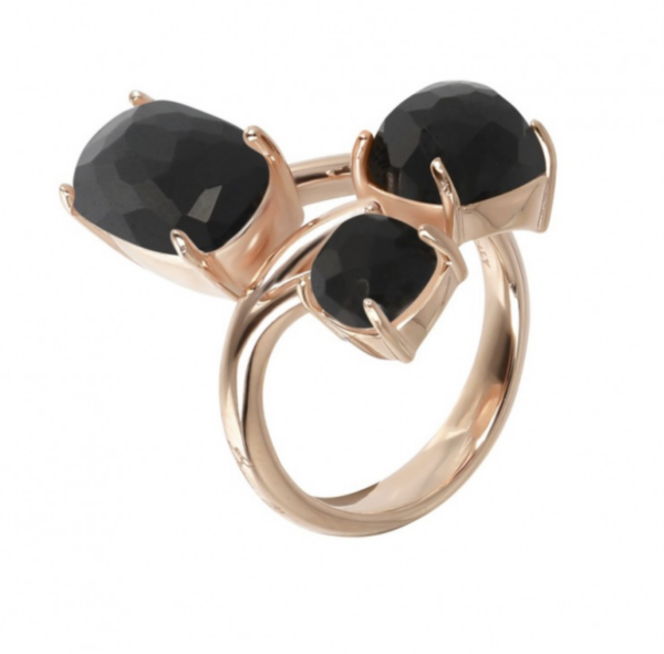 Anello Bronzallure Donna in Bronzo Onice WSBZ02024.BO