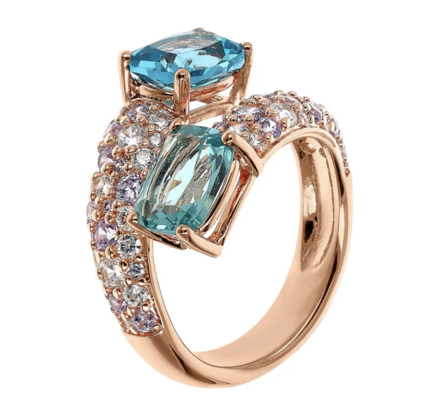 Anello Bronzallure Donna in Bronzo WSBZ02346.BLU-CZ