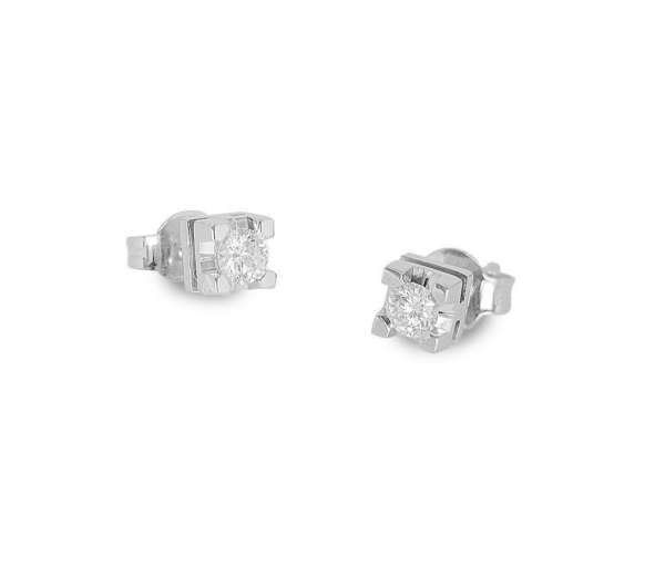 Orecchini I Gioielli del Sole Donna in Oro bianco Diamante ORGRIF012