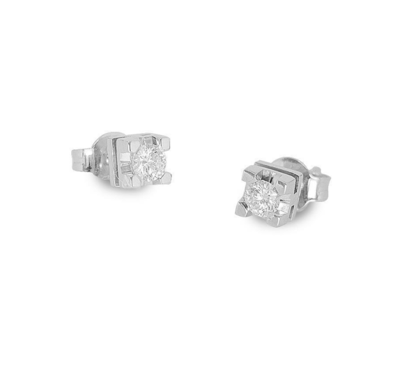 Orecchini I Gioielli del Sole Donna in Oro bianco Diamante ORGRIF020