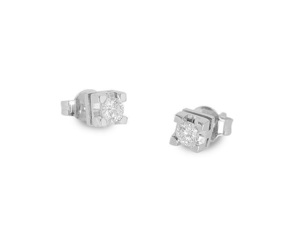 Orecchini I Gioielli del Sole Donna in Oro bianco Diamante ORGRIF08