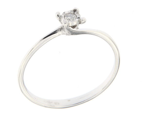 Anello I Gioielli del Sole Donna in Oro bianco Diamante ANLS7-013