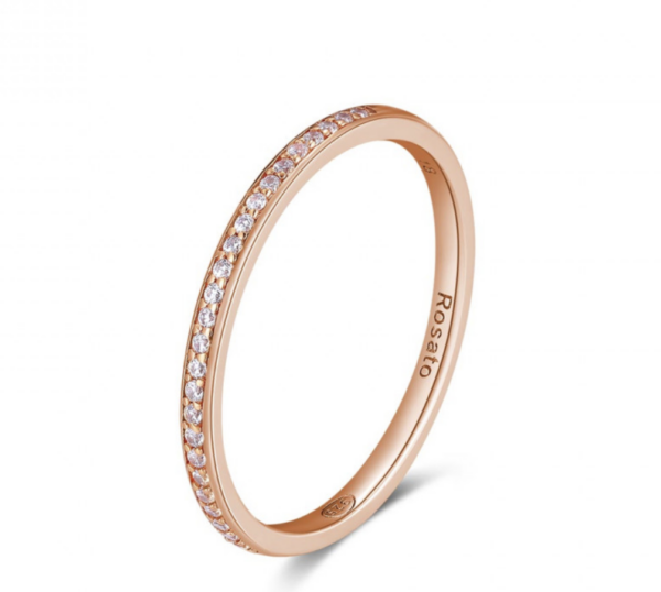 Anello Rosato Donna in Argento RZA030A