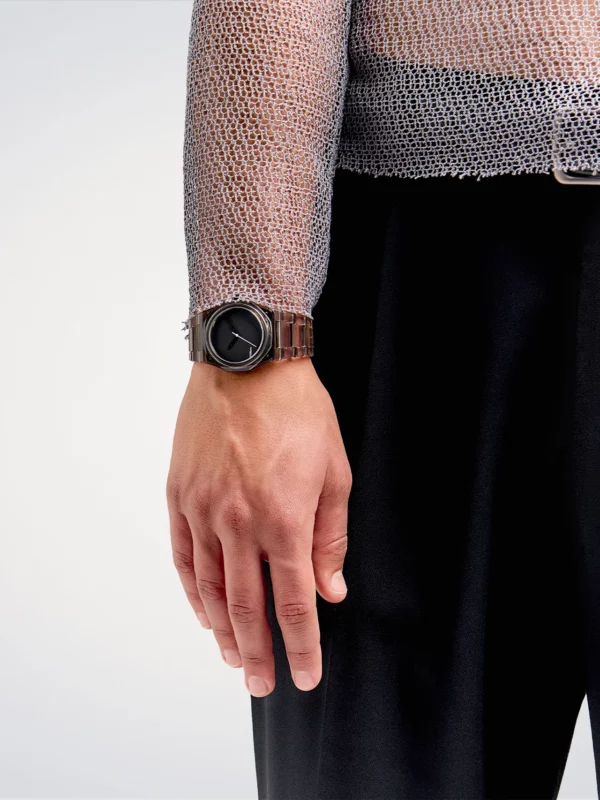 Orologio D1 Milano Exp_Black in Plastica D1-NYBJ02 - immagine 5