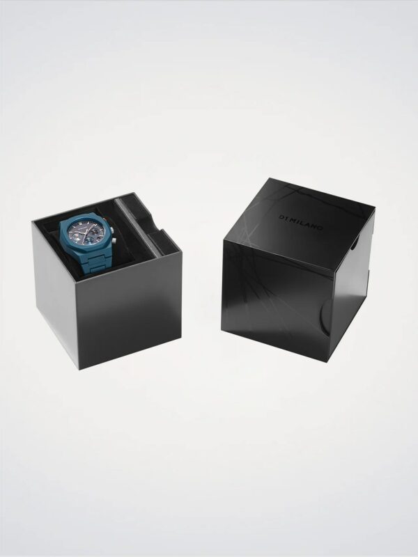 Orologio D1 Milano Uomo Neptune Blue 40,5mm in Policarbonato D1-PHBJ09 - immagine 5