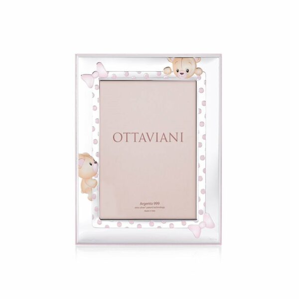 Cornice Ottaviani Bambino Orsacchiotta in Argento 7001BR