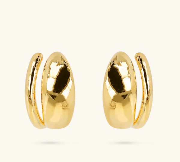 Orecchini Etrusca Donna in Bronzo WSET00708.YG