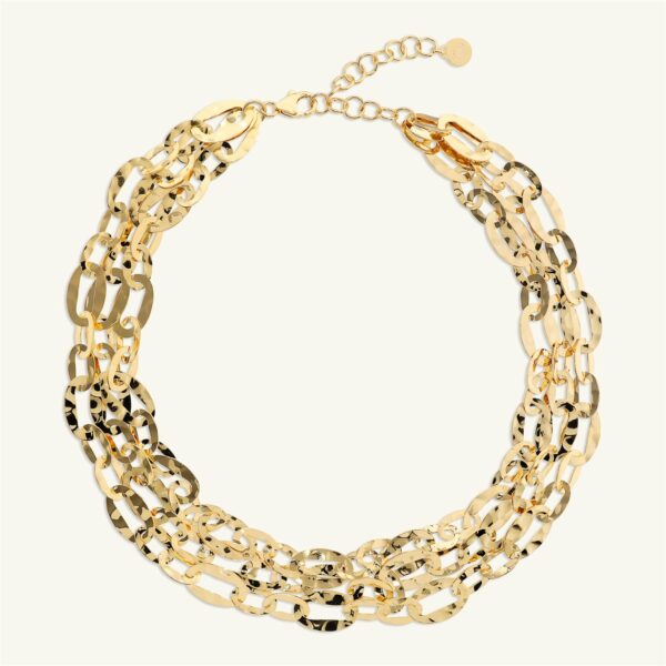 Collana Etrusca Donna in Bronzo WSET00906.YG - immagine 4