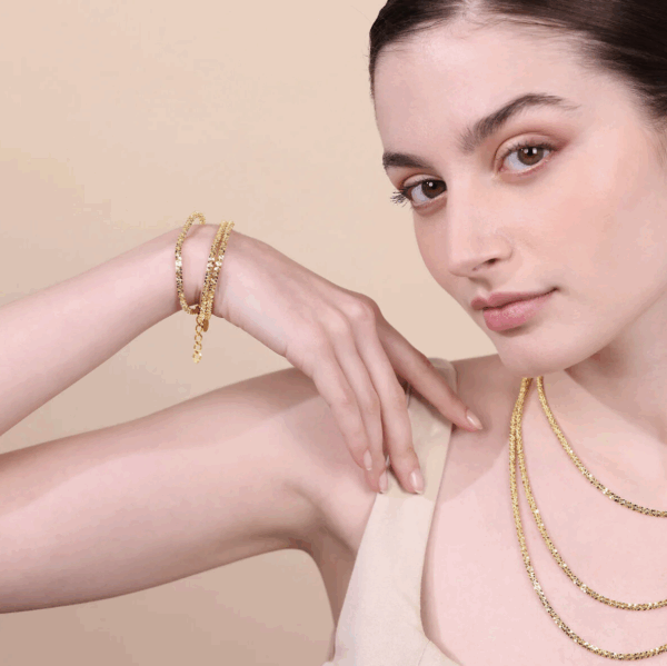 Bracciale Etrusca Donna in Bronzo WSET00771.YG - immagine 3