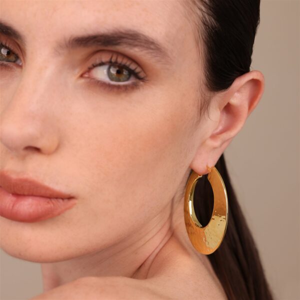 Orecchini Etrusca Donna in Bronzo WSET00912.YG - immagine 4