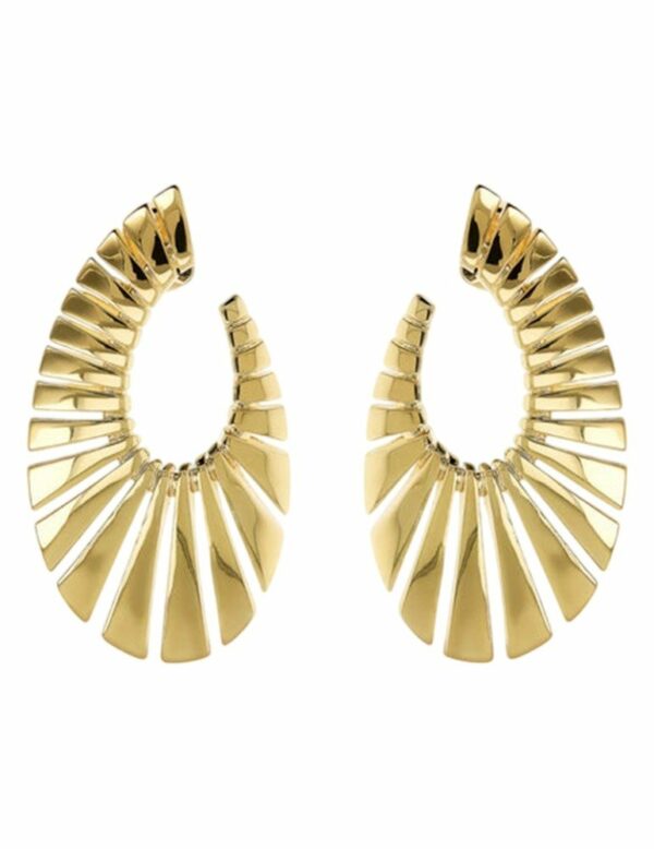 Orecchini Etrusca Donna in Bronzo WSET00864.YG