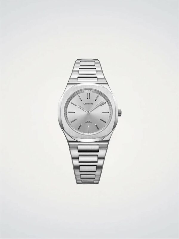 Orologio D1 Milano Donna Silver Mellow Ultra Thin 34 mm in Acciaio D1-UHBL01