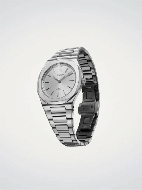 Orologio D1 Milano Donna Silver Mellow Ultra Thin 34 mm in Acciaio D1-UHBL01 - immagine 3