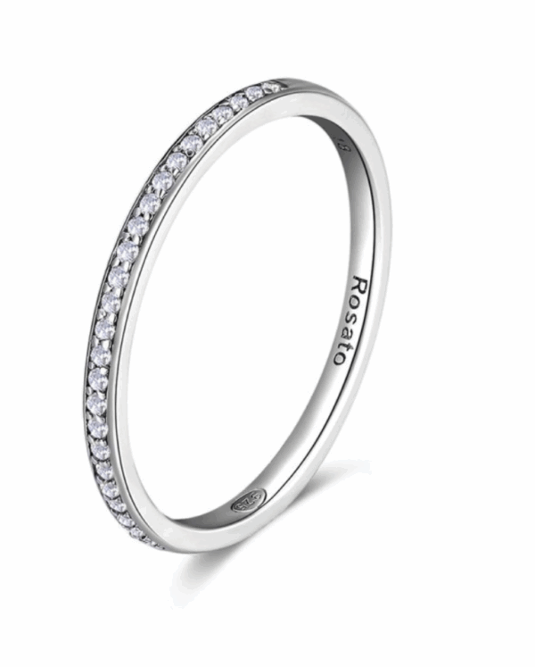Anello Rosato Donna in Argento RZA029A