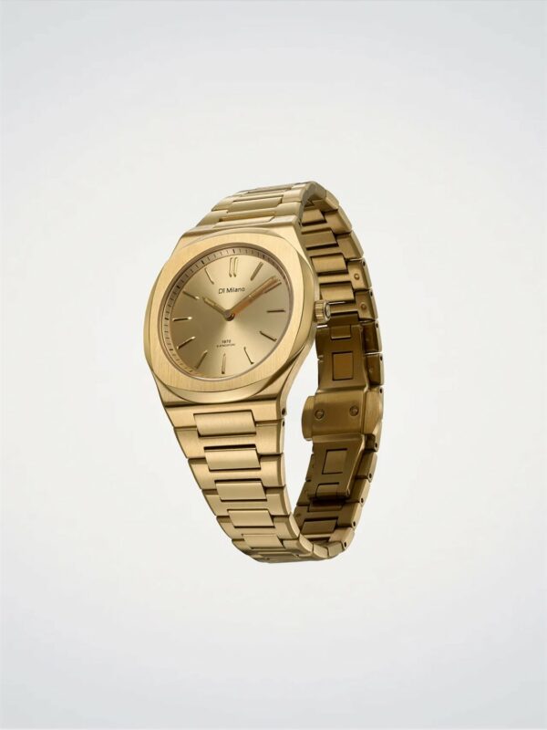 Orologio D1 Milano Donna Gold Mellow Ultra Thin 34 mm in Acciaio D1-UHBL02 - immagine 3