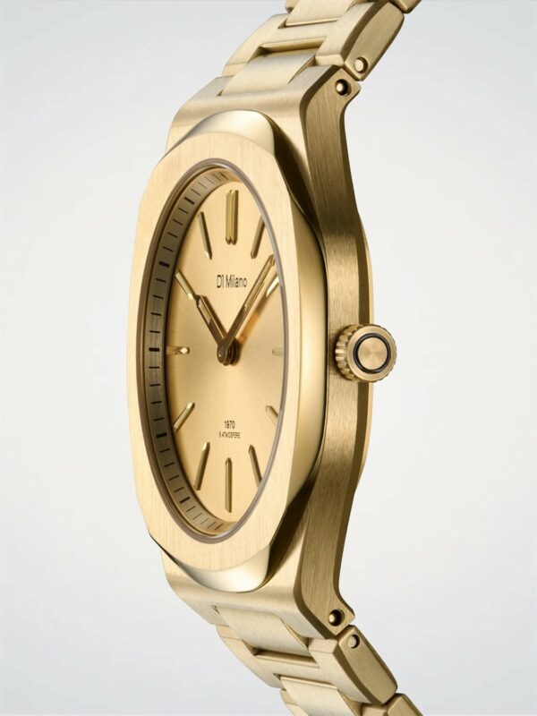 Orologio D1 Milano Donna Gold Mellow Ultra Thin 34 mm in Acciaio D1-UHBL02 - immagine 4