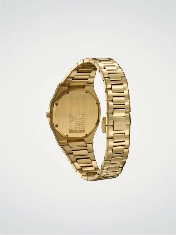 Orologio D1 Milano Donna Gold Mellow Ultra Thin 34 mm in Acciaio D1-UHBL02 - immagine 5