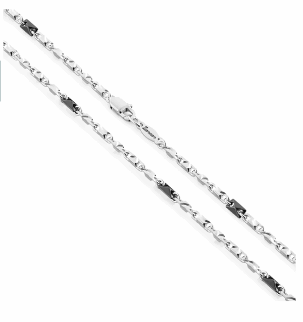 Collana Zancan Uomo in Argento ESC054-N - immagine 5
